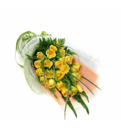 Send 12 Yellow Bouquet to Dhaka in Bangladesh