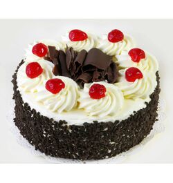 Send 2 Pounds Special Black Forest Round Cake From Shumi's Hot Cake to Dhaka in Bangladesh