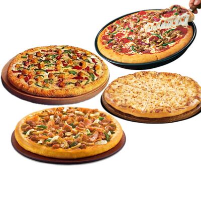 send pizza hut 4 personal pan pizzas in one box to dhaka