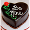 chocolate heart shape cake by swiss cake