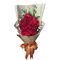send 2 dozen red roses in bouquet to dhaka