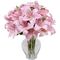 Send Pink Lilies with vase to Dhaka in Bangladesh