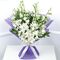 Send A Dozen of White Orchid in Bouquet to Bangledesh
